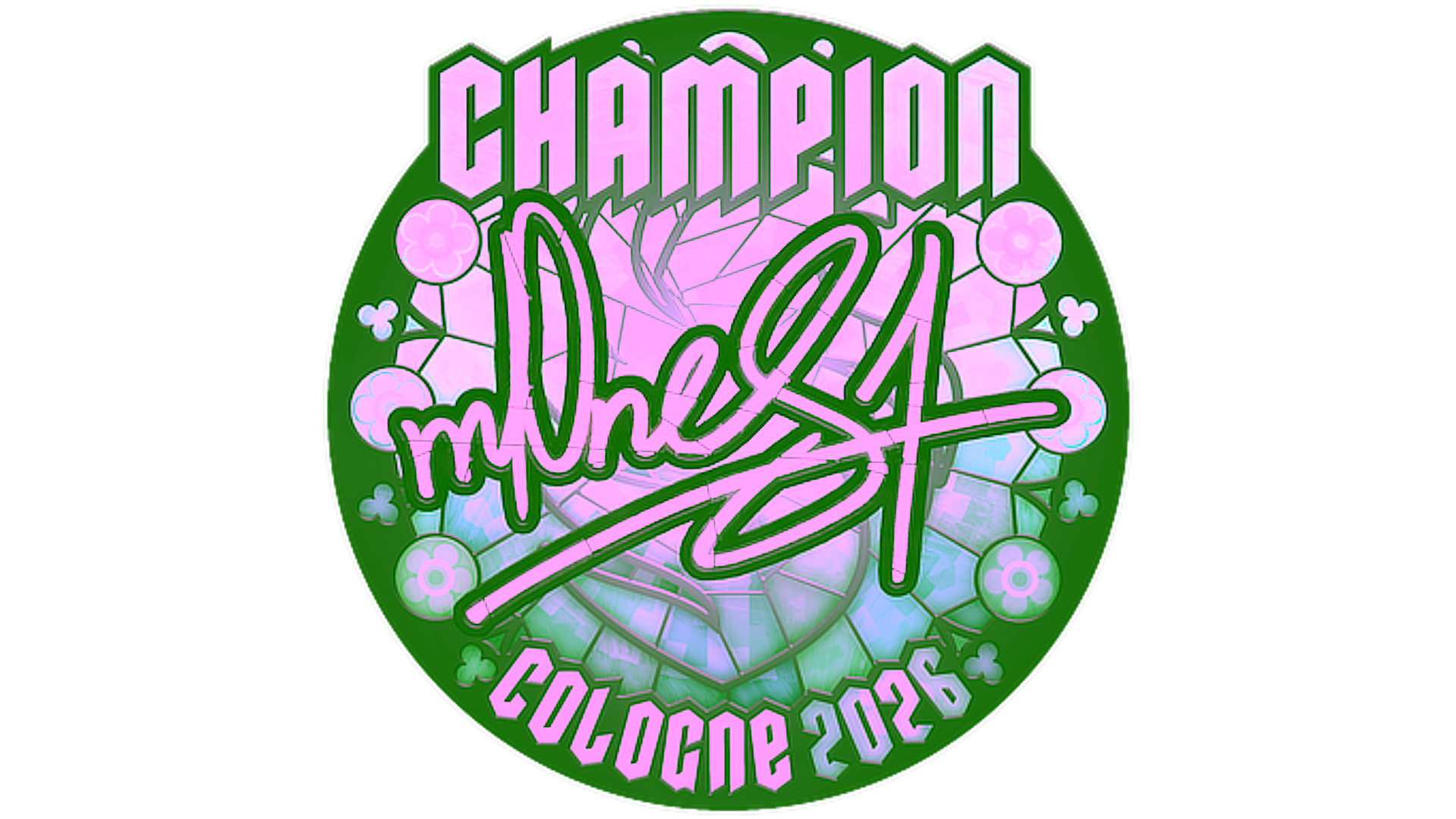 Display for Sticker | m0NESY (Champion) | Cologne 2026