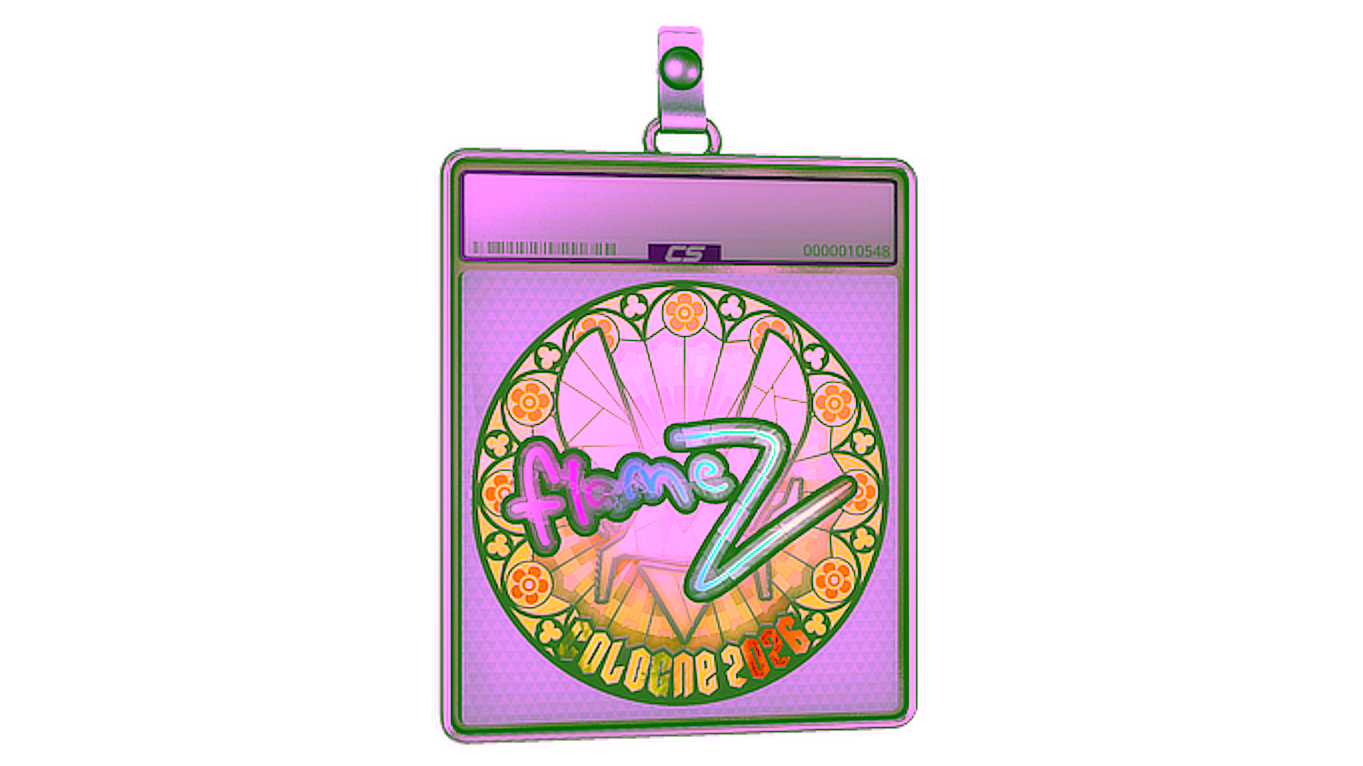 Display for Sticker Slab | FlameZ (Holo) | Cologne 2026