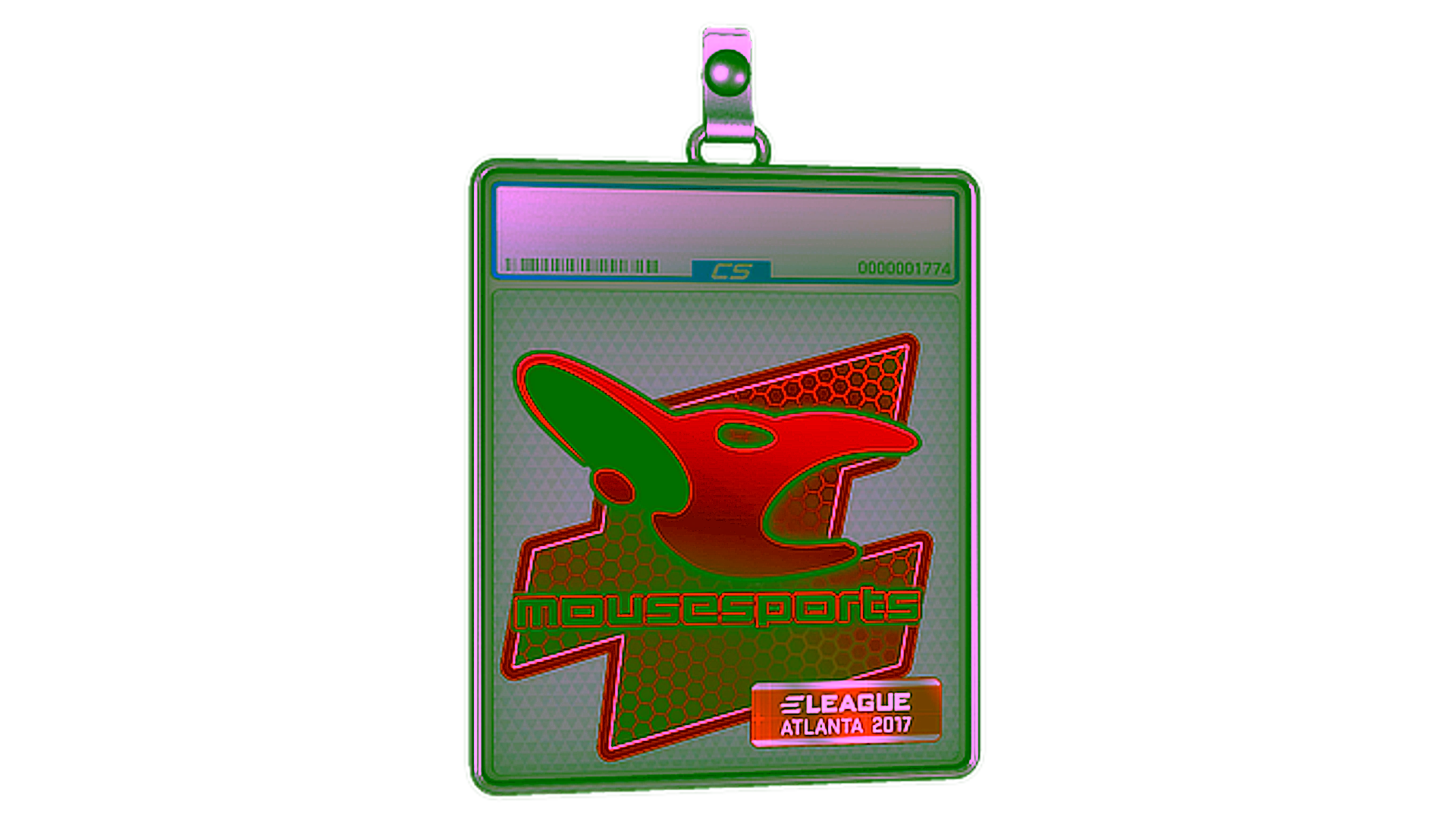 Display for Sticker Slab | mousesports | Atlanta 2017