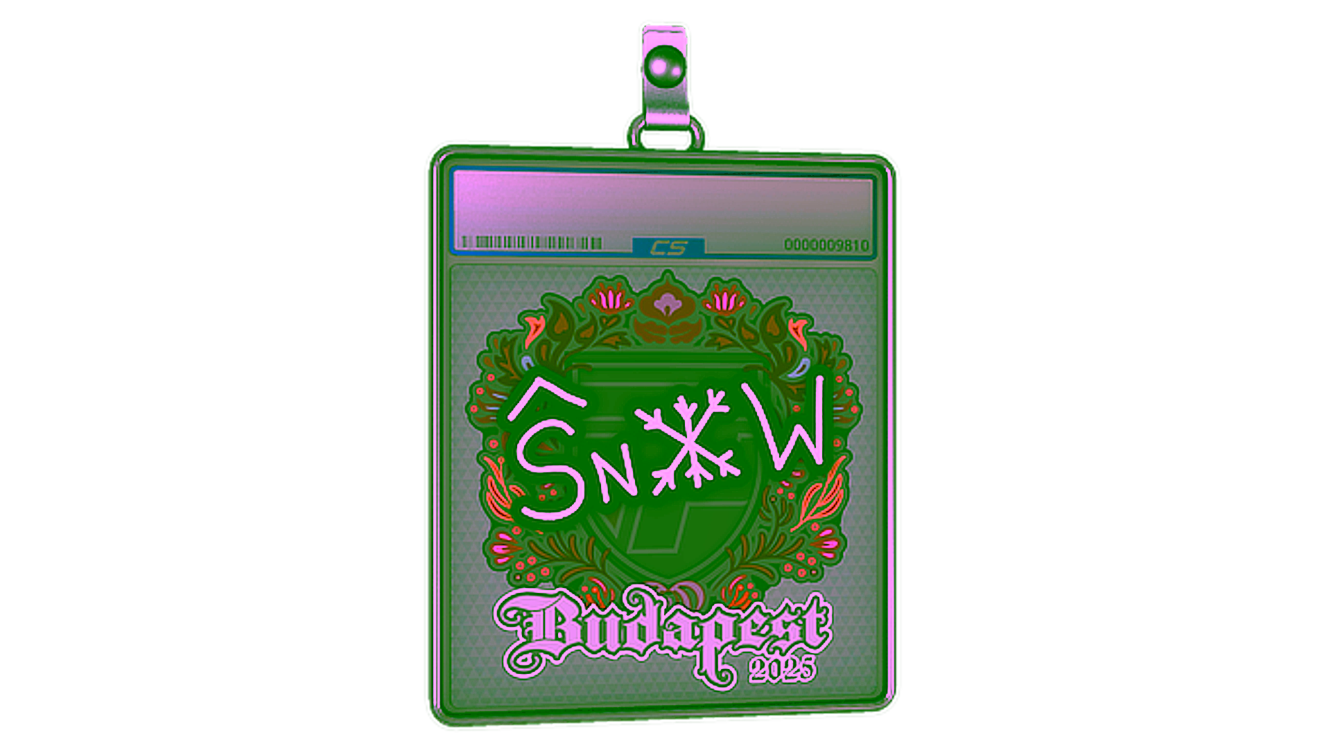 Affichage pour Sticker Slab | snow | Budapest 2025