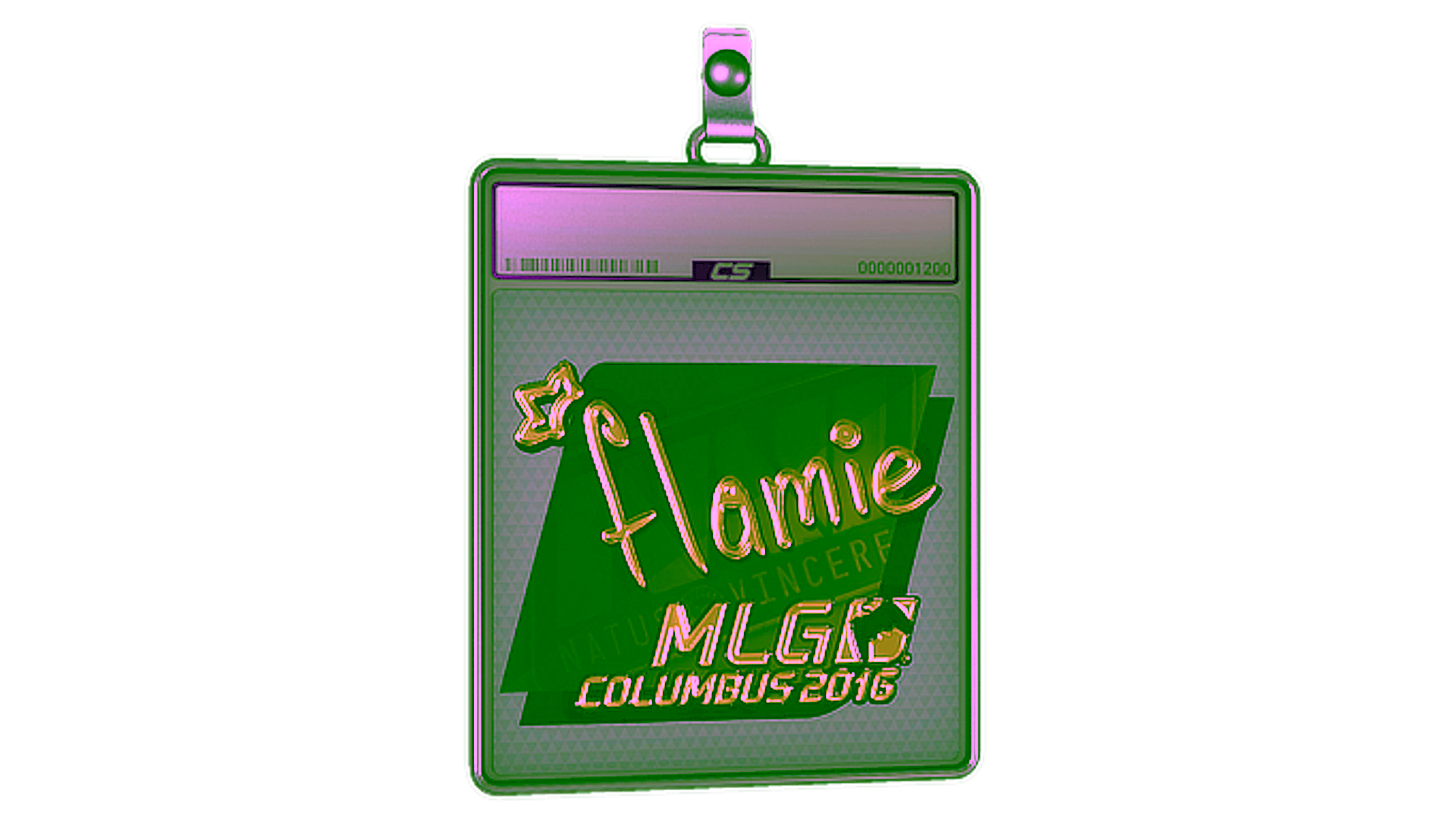 Display for Sticker Slab | flamie (Gold) | MLG Columbus 2016