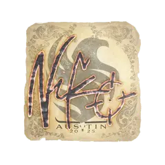 Sticker NiKo Austin 2025