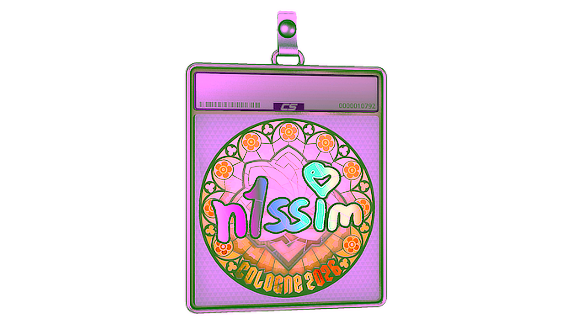 Display for Sticker Slab | n1ssim (Holo) | Cologne 2026