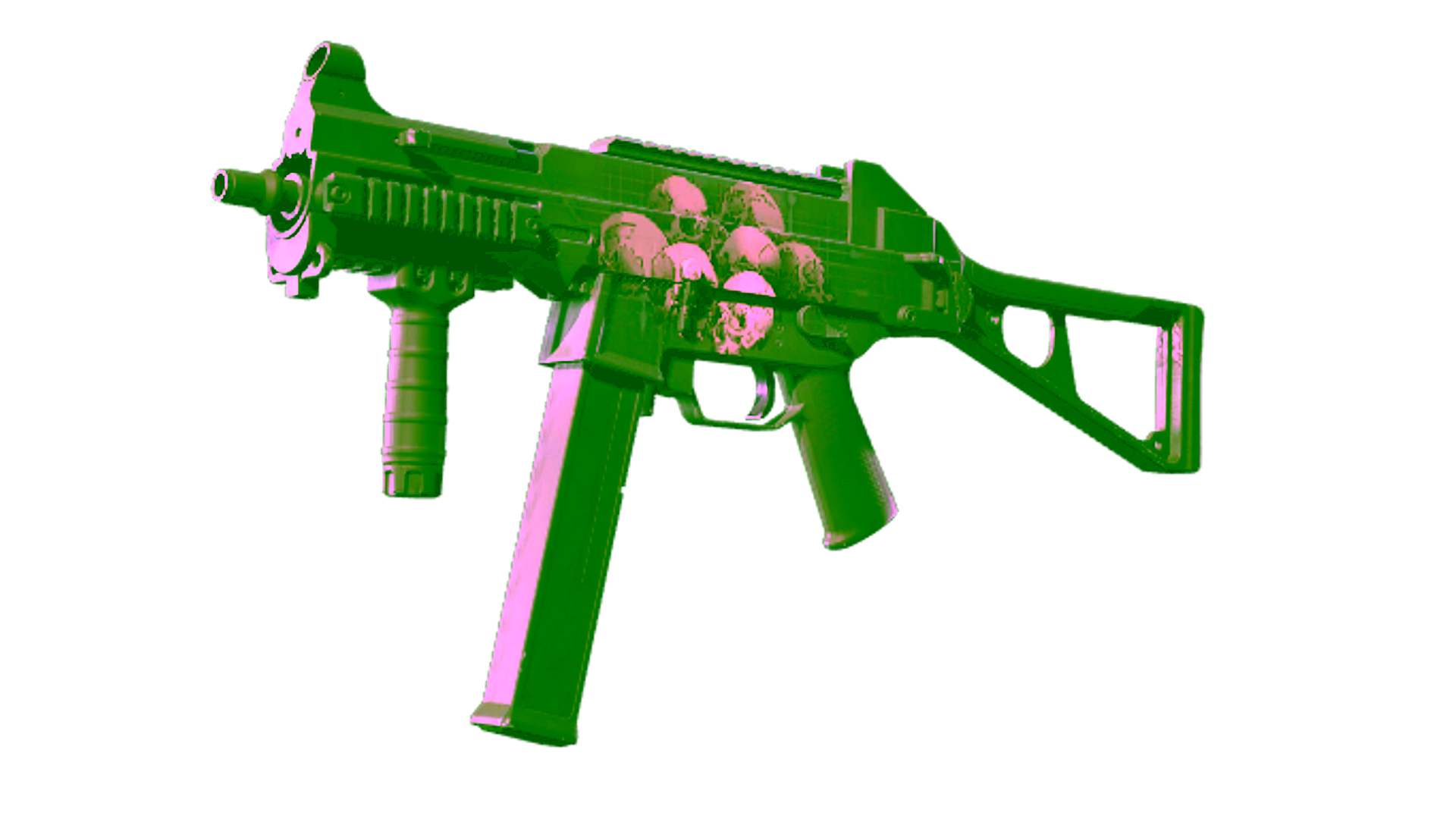 Visar för StatTrak™ UMP-45 | Bone Pile (Factory New)