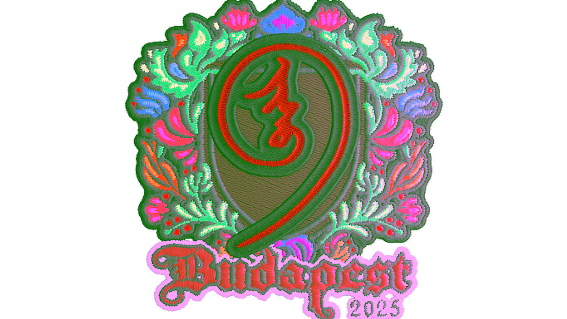 عرض لـ Sticker | nin9 (Embroidered) | Budapest 2025