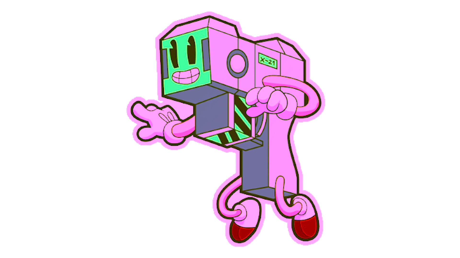 Display for Sticker | Retro Zeus