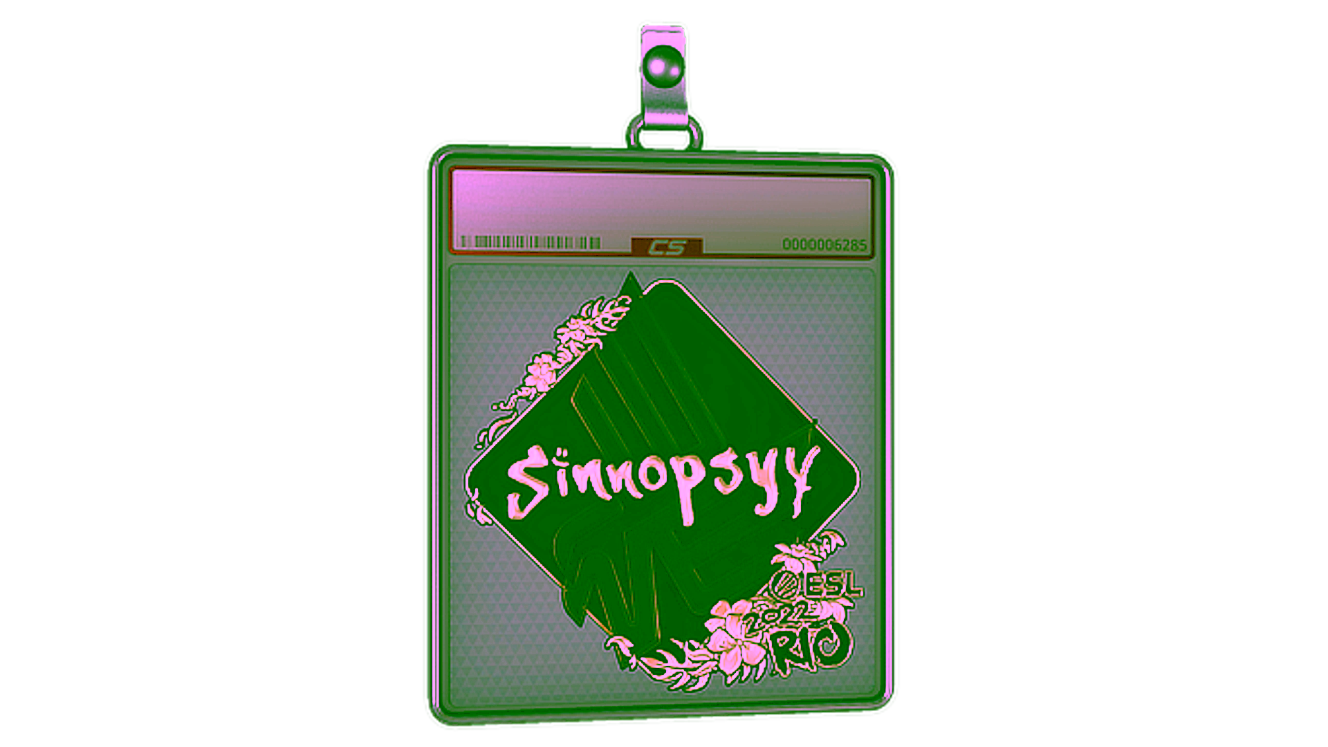 Display for Sticker Slab | sinnopsyy (Gold) | Rio 2022