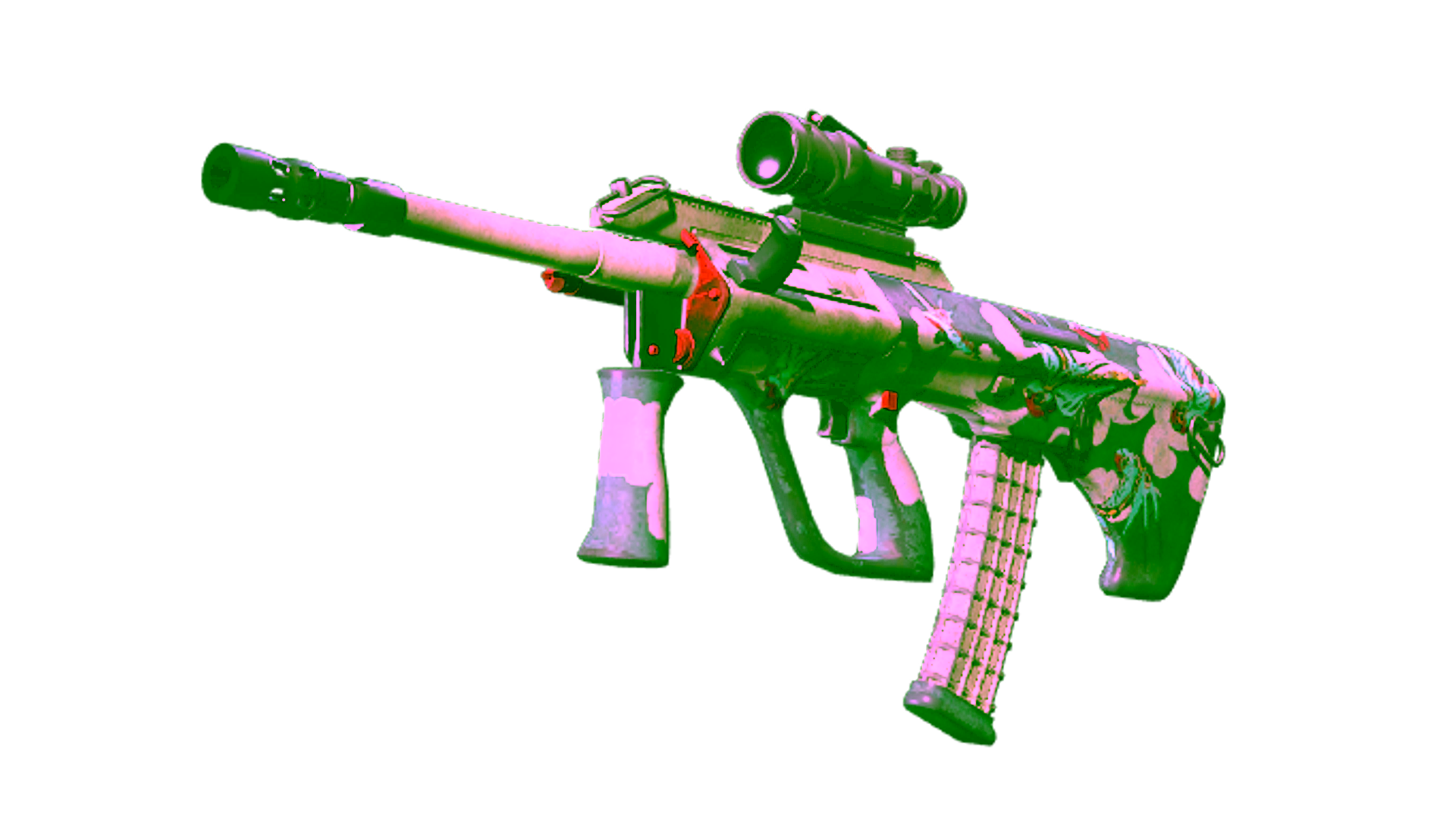 Display for StatTrak™ AUG | Fleet Flock (Well-Worn)