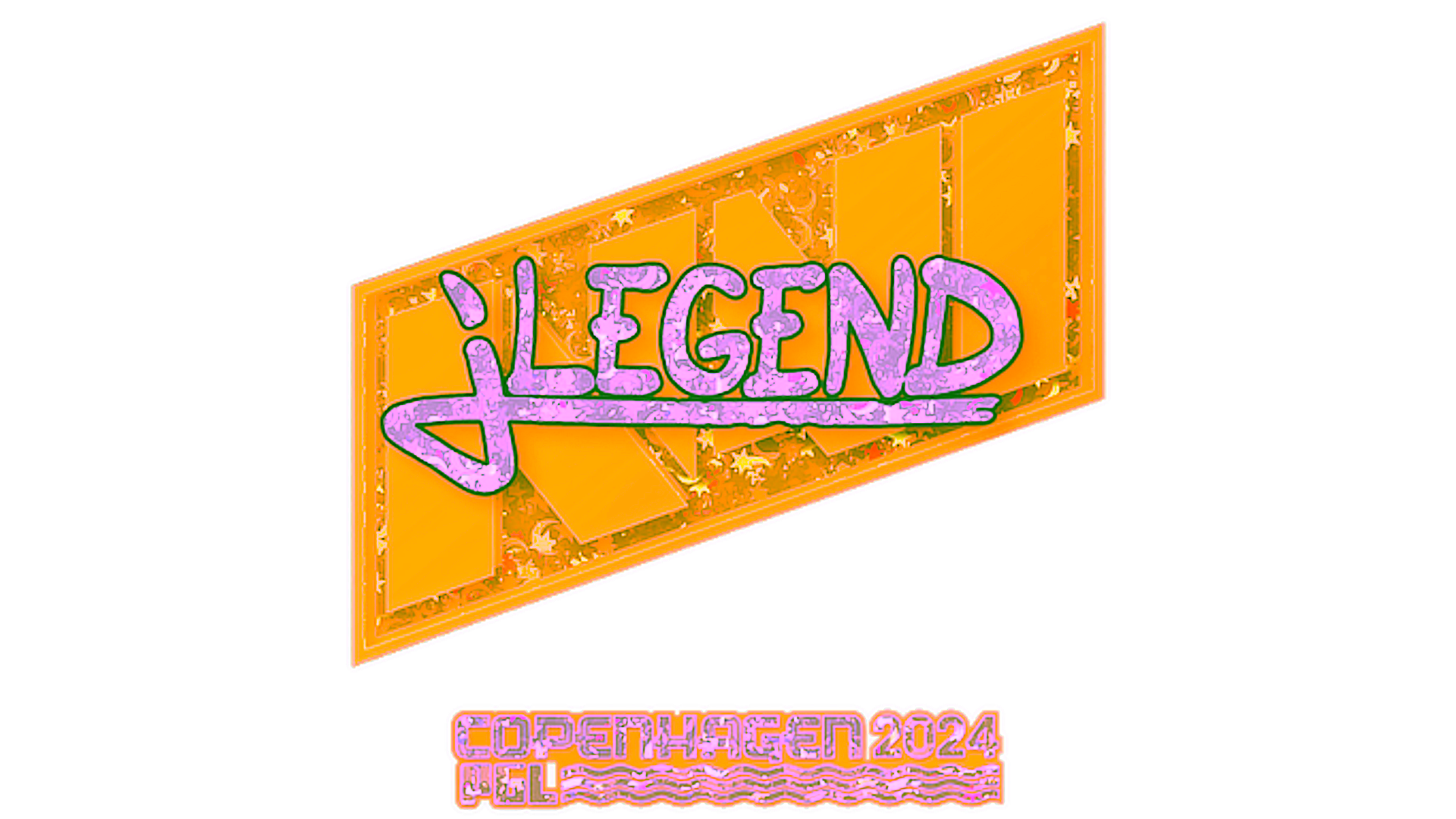 Display for Sticker | jL (Glitter) | Copenhagen 2024