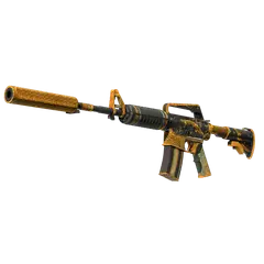 M4A1-S | Golden Coil (Battle-Scarred)