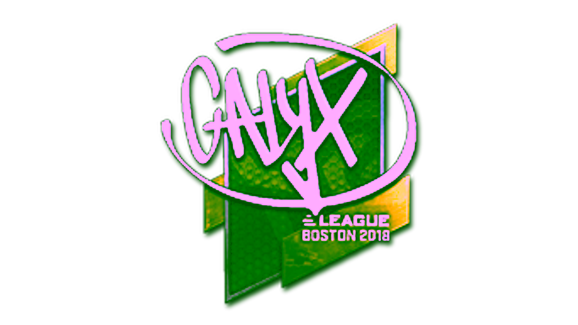 Anzeige für Sticker | Calyx (Foil) | Boston 2018