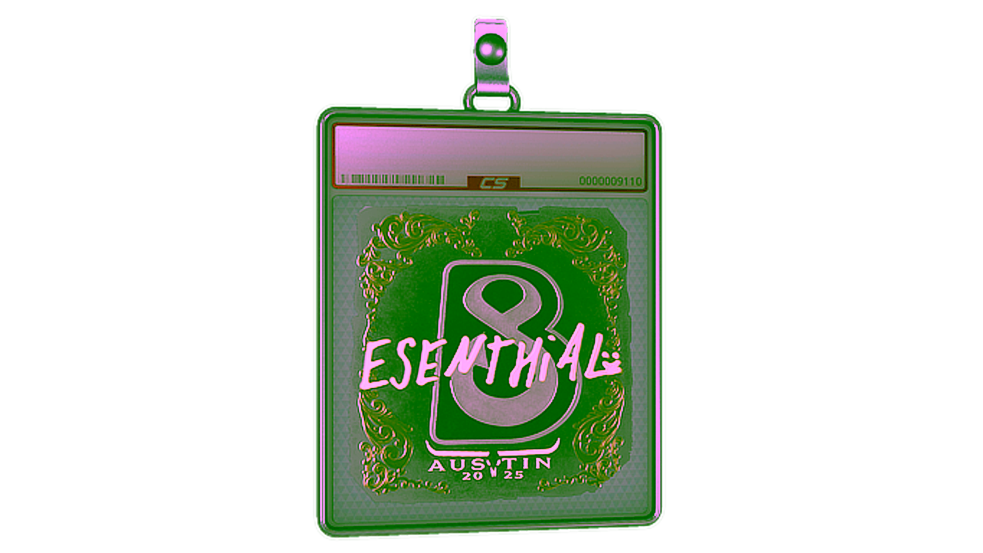 Дисплей для Sticker Slab | esenthial (Gold) | Austin 2025