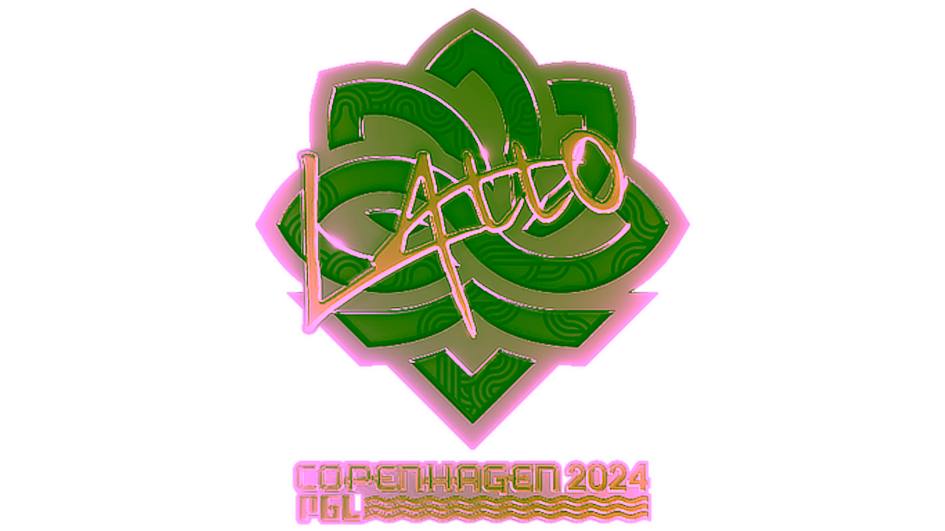 Display for Sticker | latto (Gold) | Copenhagen 2024