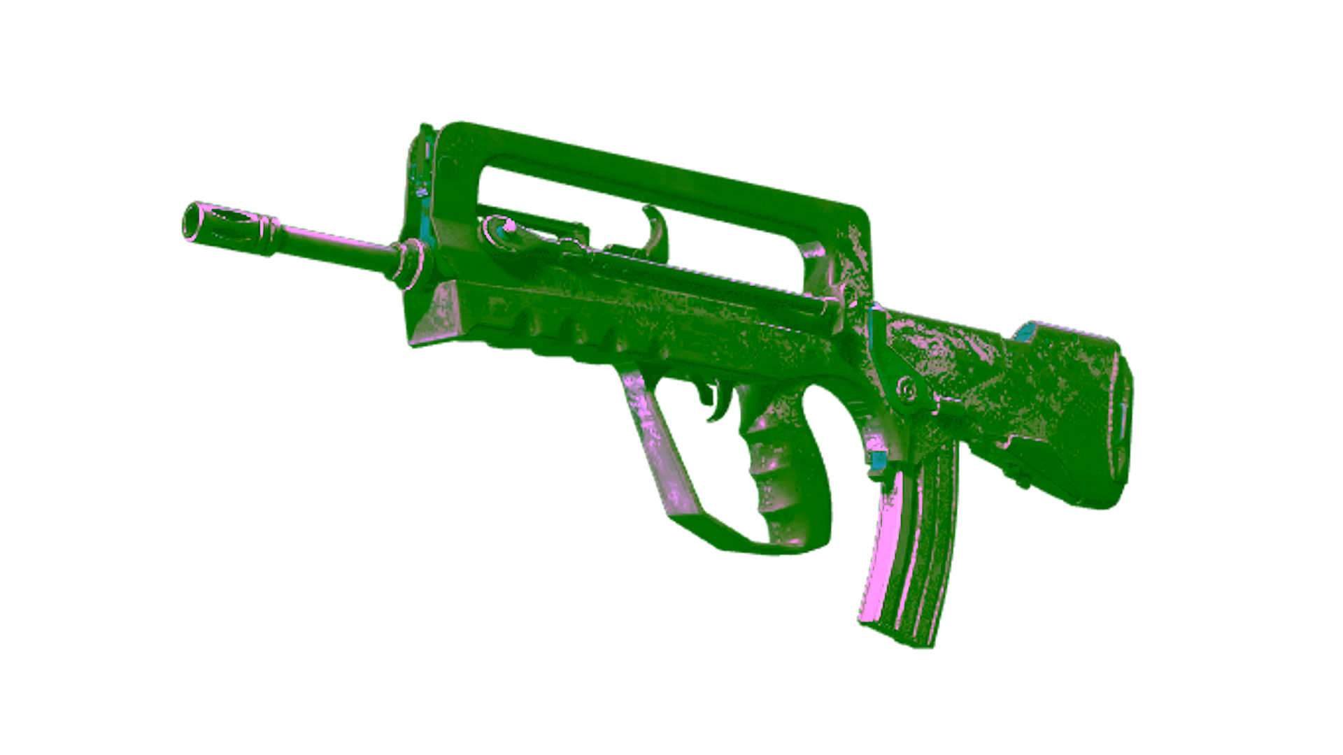 Display for Souvenir FAMAS | Halftone Wash (Battle-Scarred)