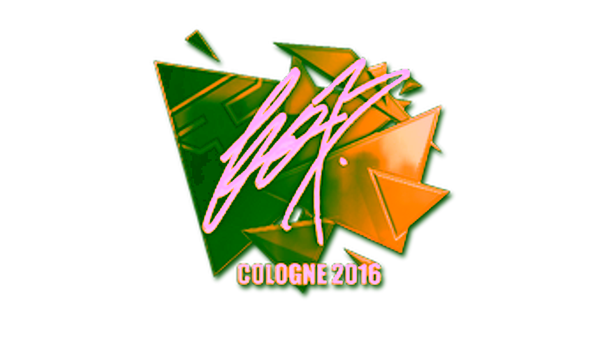 Visar för Sticker | fox (Gold) | Cologne 2016
