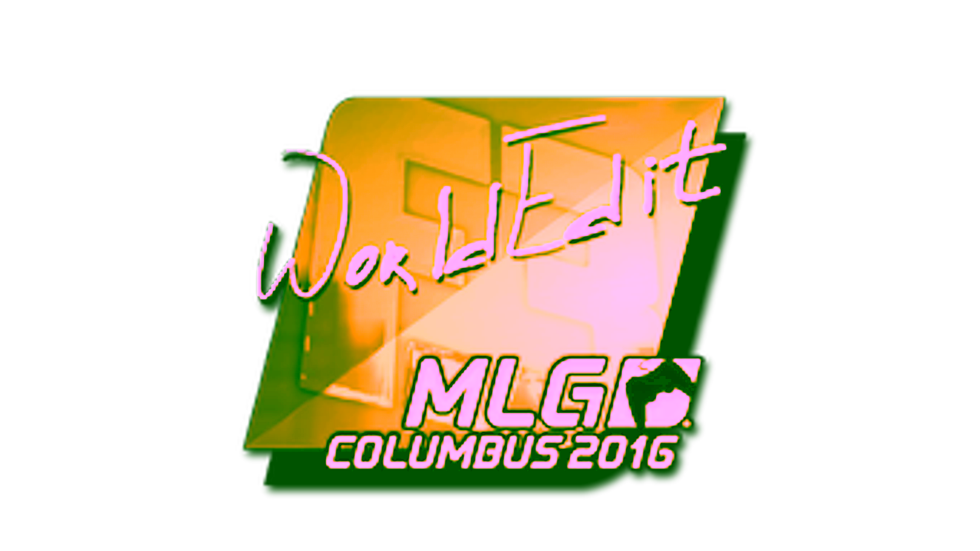 Дисплей для Sticker | WorldEdit (Gold) | MLG Columbus 2016