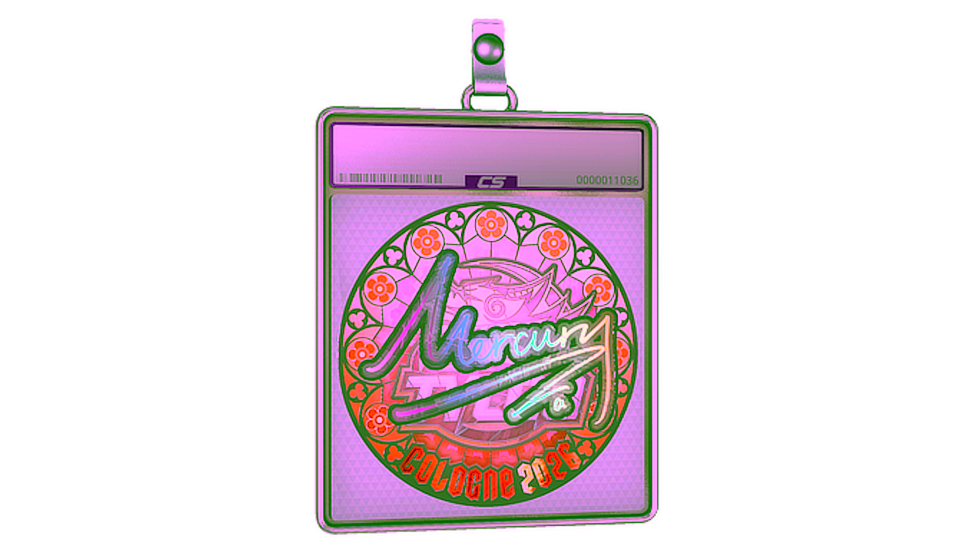 Display for Sticker Slab | Mercury (Holo) | Cologne 2026
