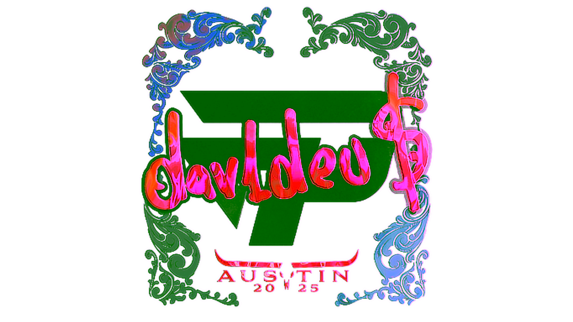 Display for Sticker | dav1deuS (Holo) | Austin 2025