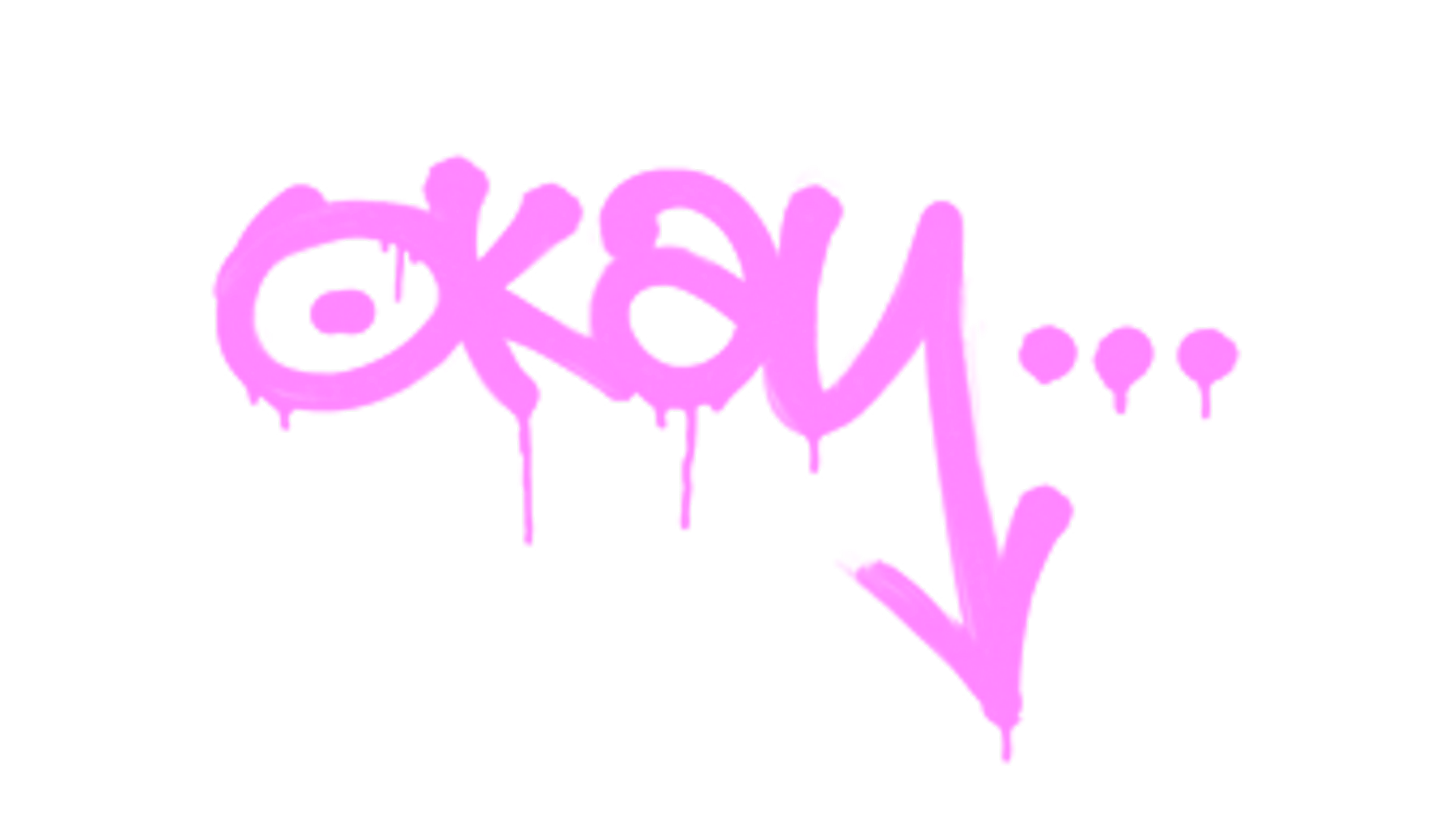 Display for Sealed Graffiti | Okay (War Pig Pink)