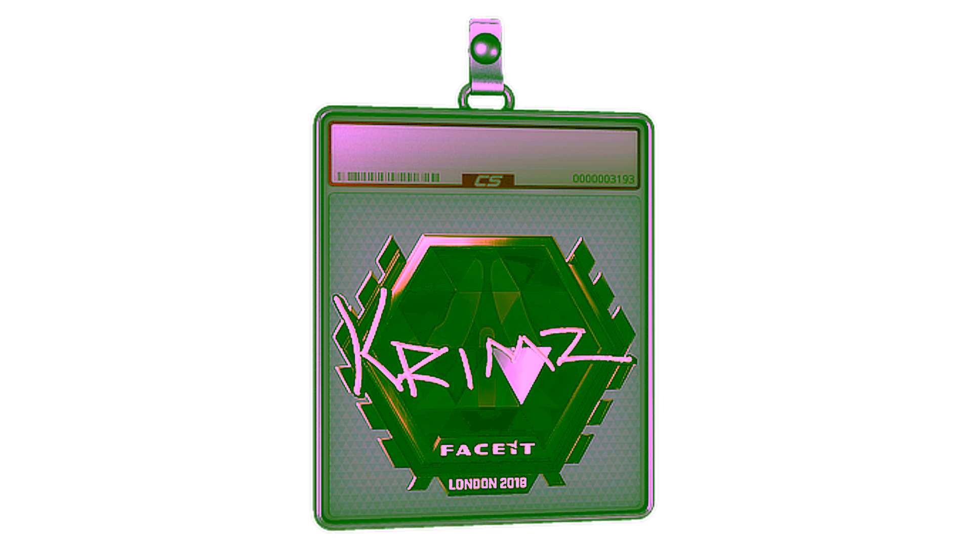 Display for Sticker Slab | KRIMZ (Gold) | London 2018