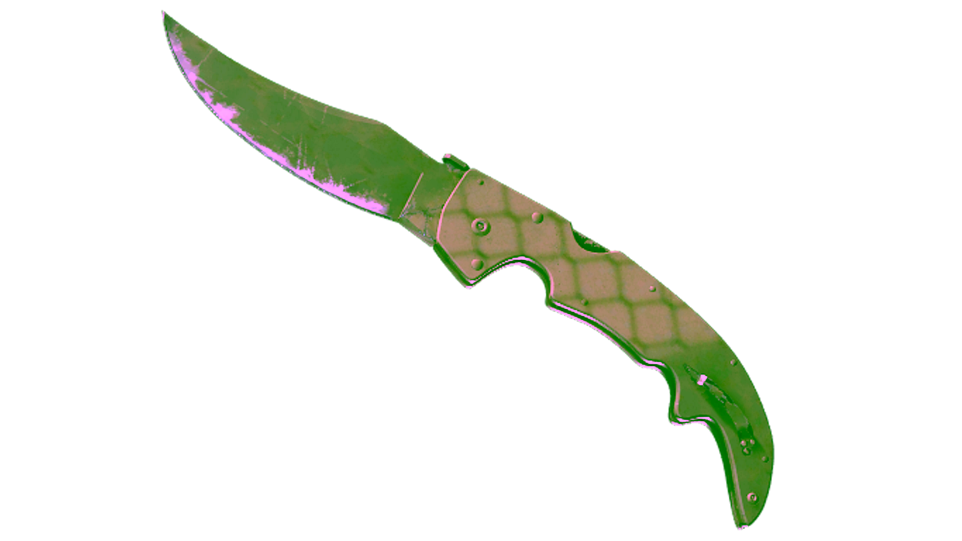 Display for ★ StatTrak™ Falchion Knife | Safari Mesh (Well-Worn)
