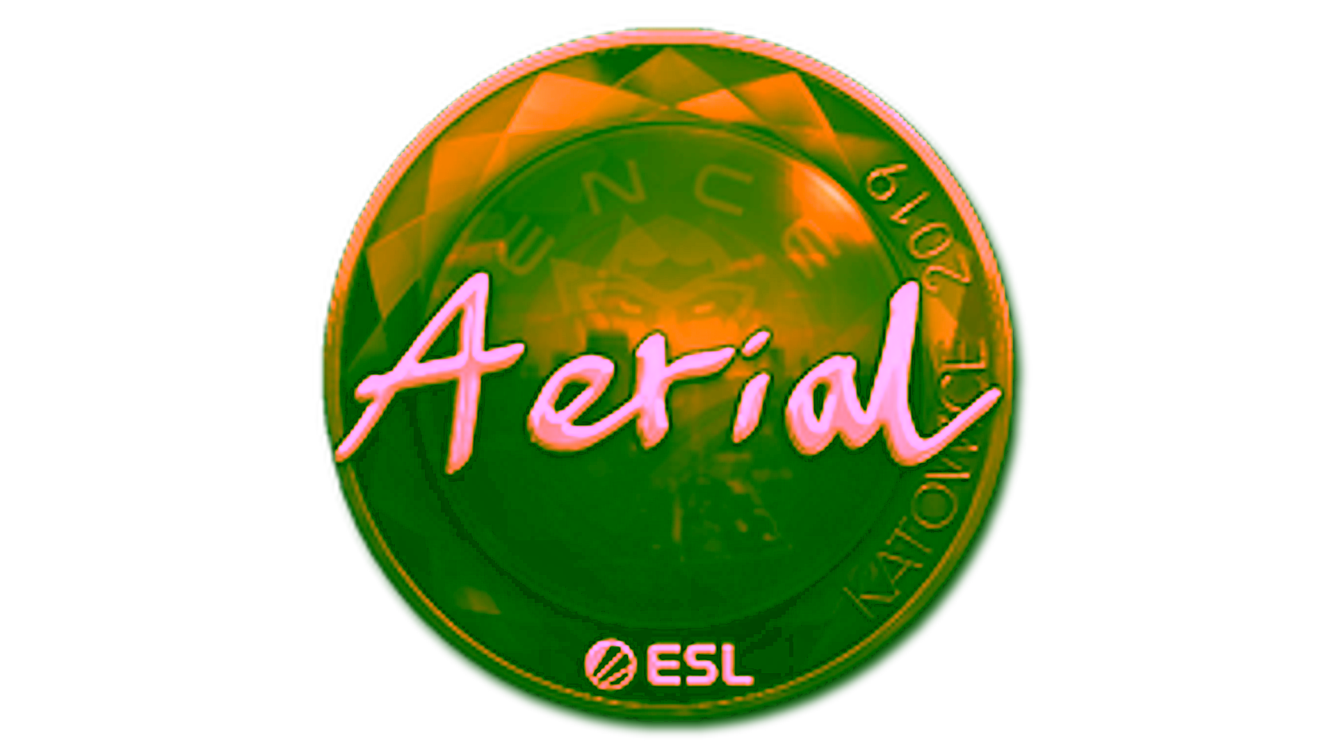 Rodyti Sticker | Aerial (Gold) | Katowice 2019