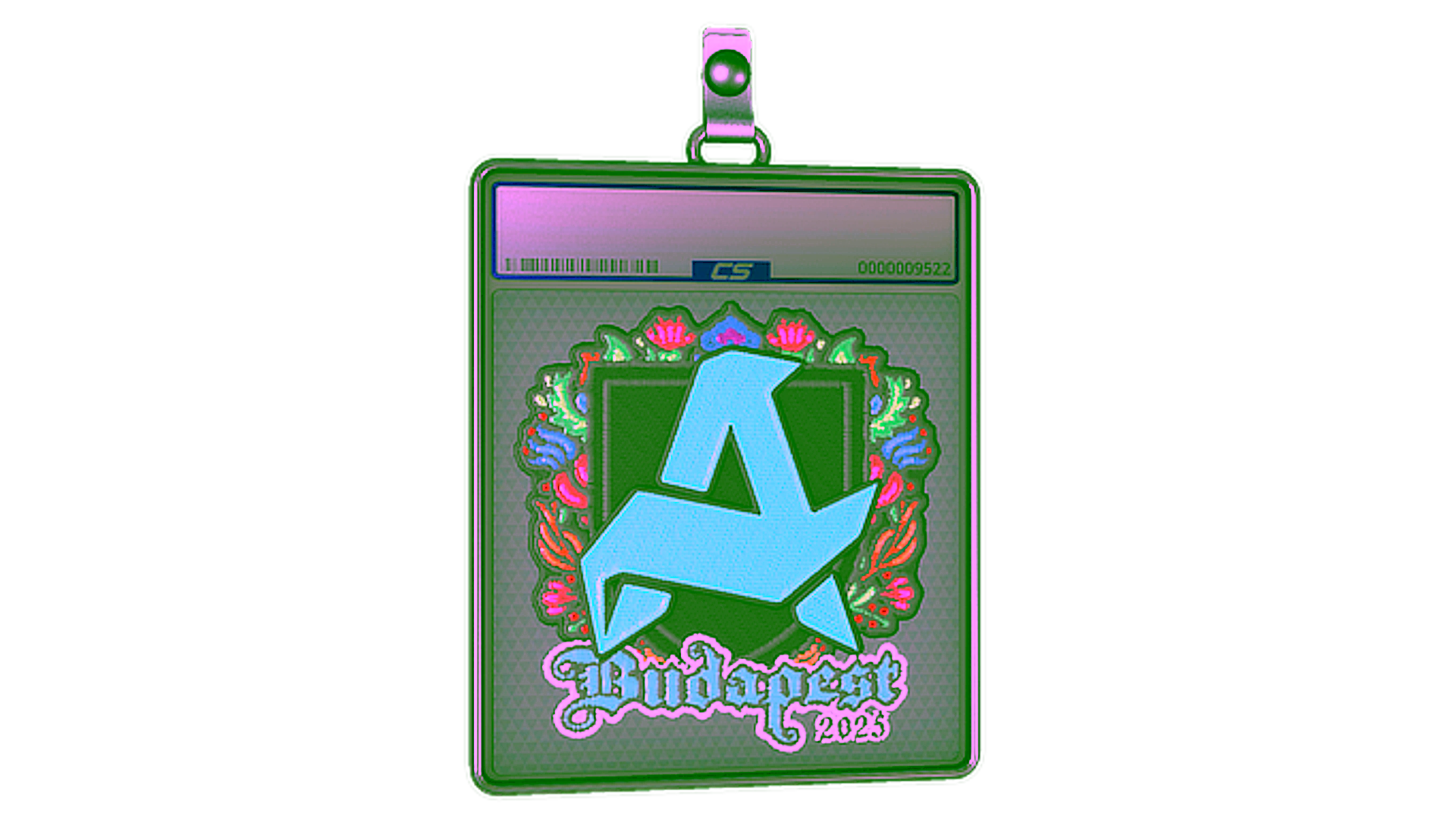 Wyświetl dla Sticker Slab | Aurora (Embroidered) | Budapest 2025