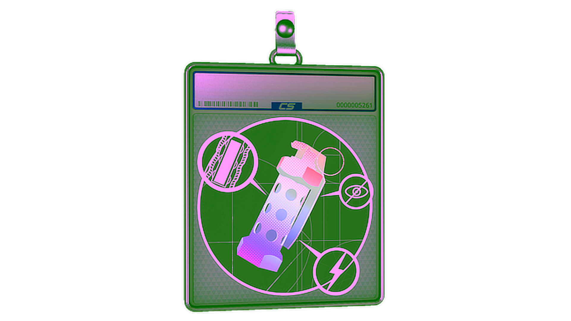 Display for Sticker Slab | Flashblack (Holo)