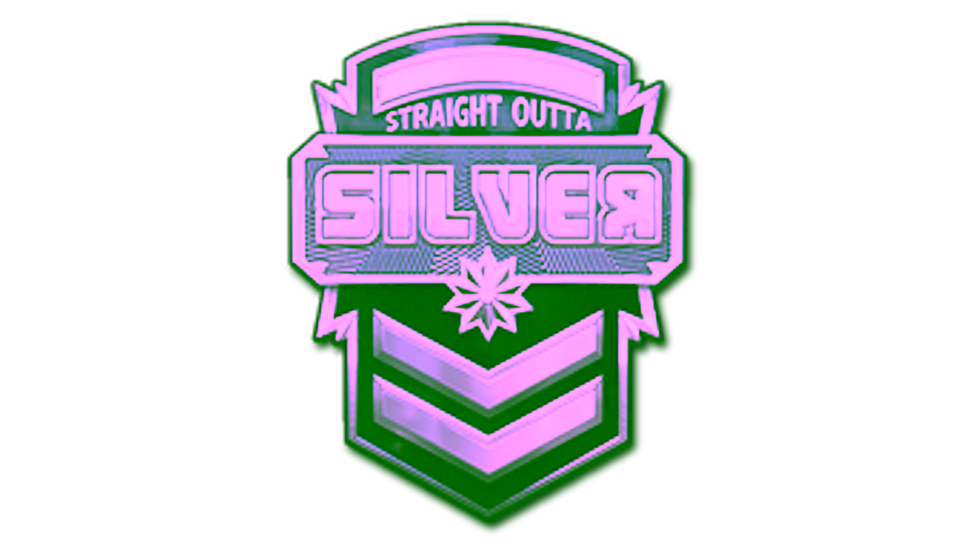 Display for Sticker | Silver (Foil)